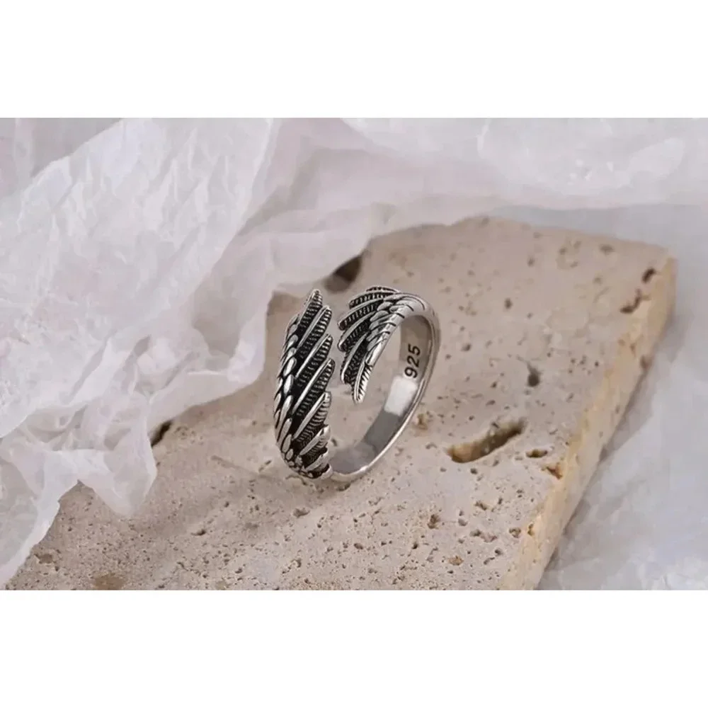 Angel‎ Wing Ring | 925 Sterling Silver